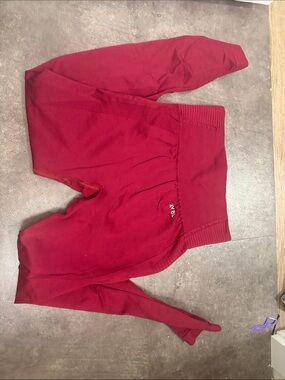 AYBL Burgundy Ribbed High-Waist Leggings